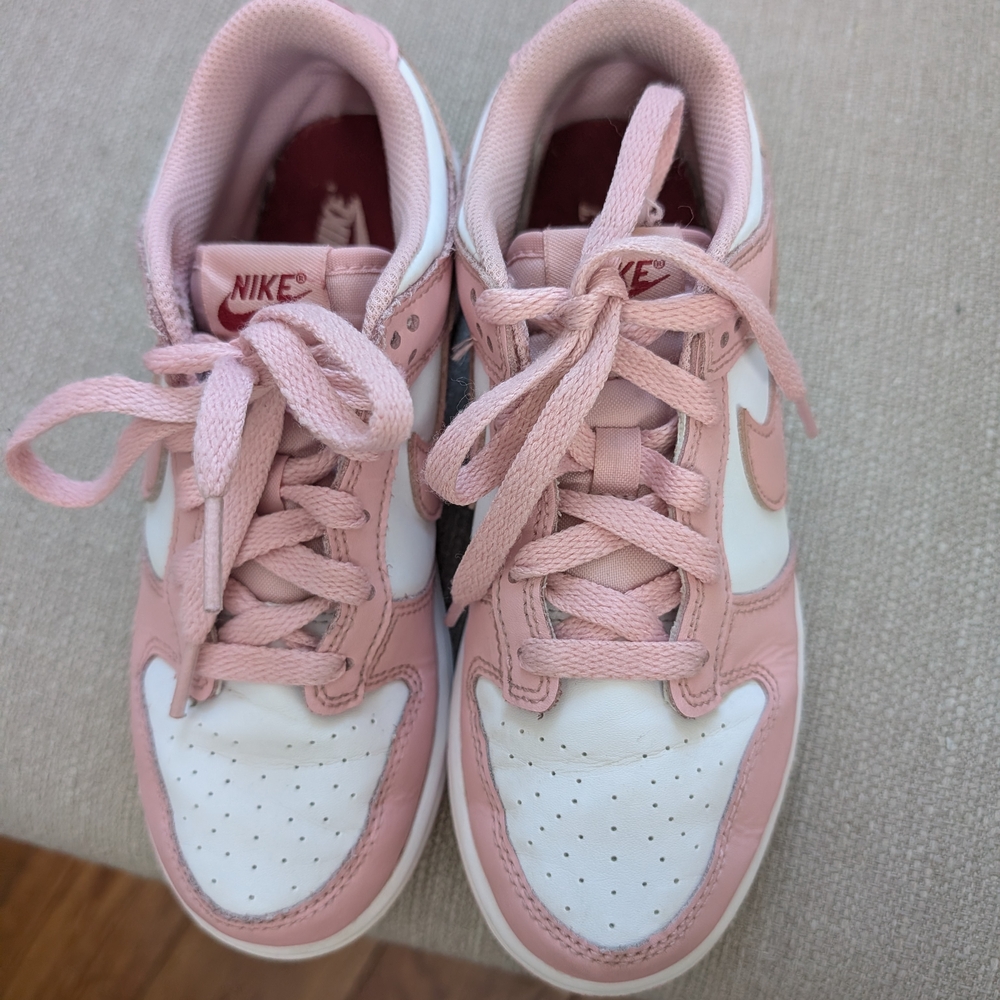 Pre-owned Nike Kids Pink and White Sneakers - Picture 9 of 11